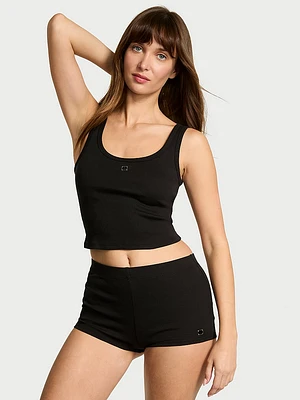 100% Cotton Tank & Shorts Pajama Set