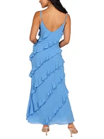 Ciao Ruffles Maxi Dress