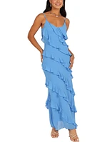 Ciao Ruffles Maxi Dress