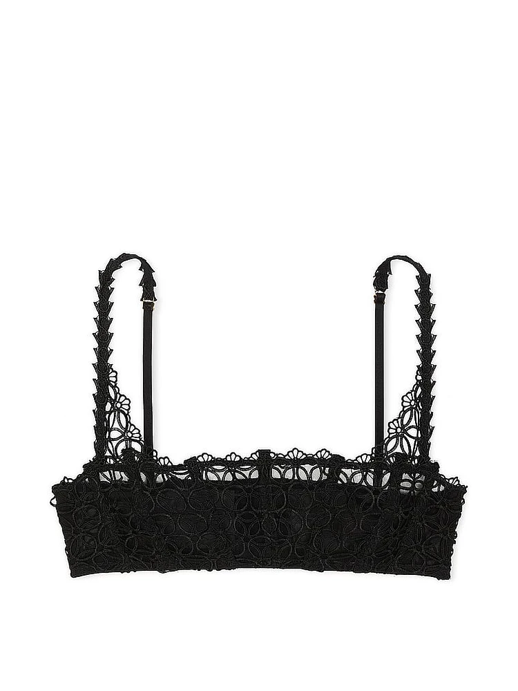 Geo Daisy Lace Bandeau Corset Top