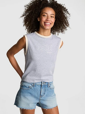 Retro Cotton Muscle Tank Top