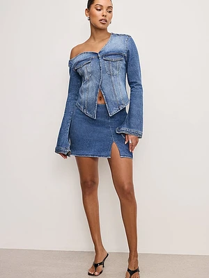 Denim Mini Skirt