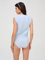 Cupid Cable Knit Vest