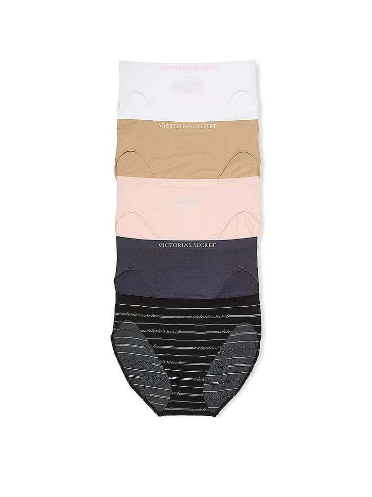 5-Pack Seamless High-Leg Brief Panties
