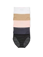 5-Pack Seamless High-Leg Brief Panties