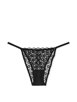 Geo Daisy Lace Adjustable Brazilian Panty