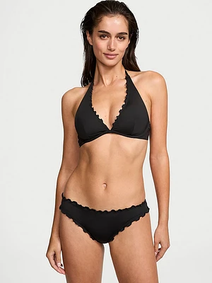 VS Archives Essential Ruffled Halter Bikini Top