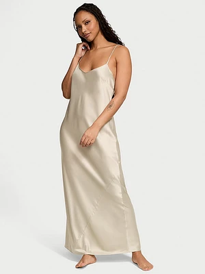 Satin Long Slip Dress