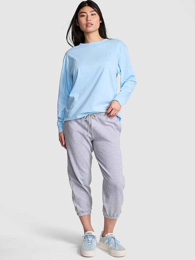 Campus Cotton Long-Sleeve Tee