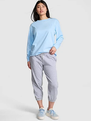 Campus Cotton Long-Sleeve Tee