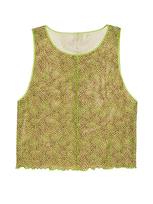 Beachwear Mesh Tank Top