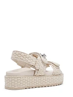 Bigmona Quilted Flatform Sandals