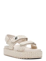 Bigmona Quilted Flatform Sandals
