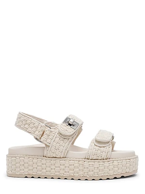 Bigmona Quilted Flatform Sandals