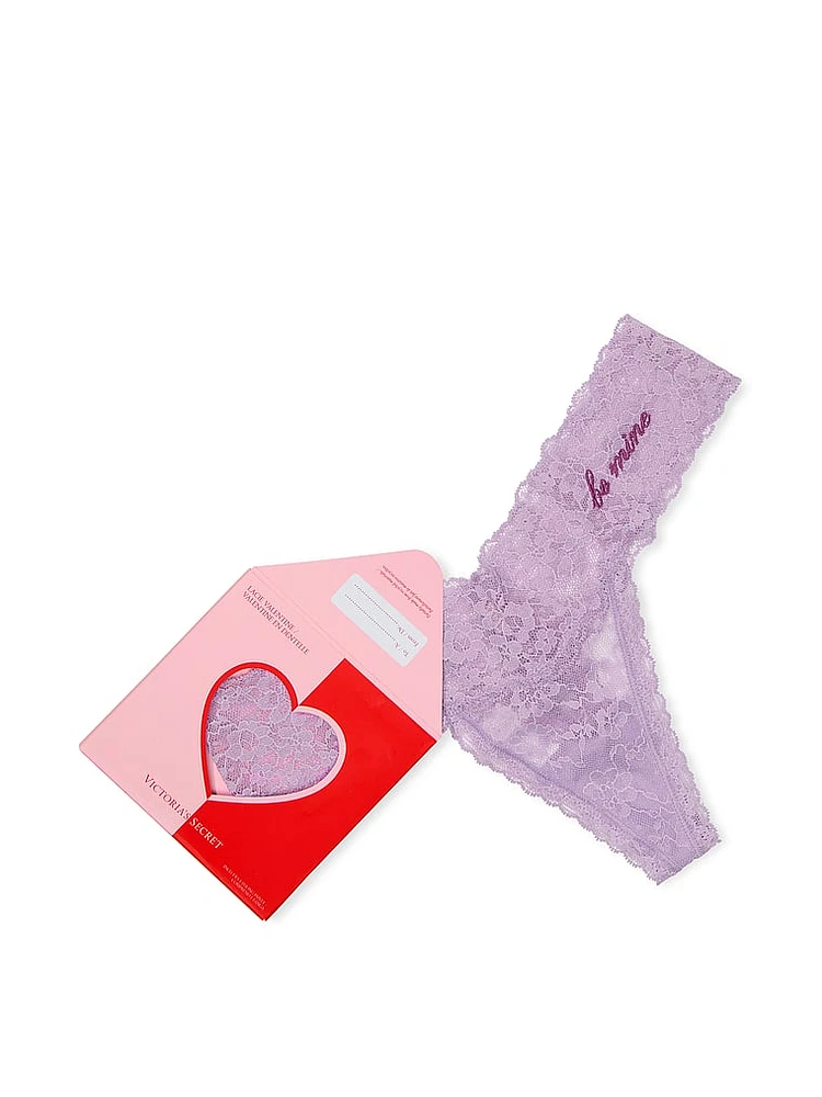 Lacie Valentine Boxed Thong Panty