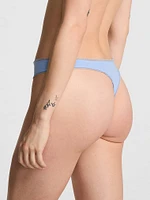 Cotton High-Leg Thong Panty