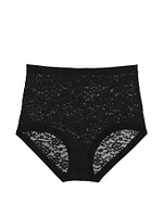 No-Show Lace High-Waist Brief Panty