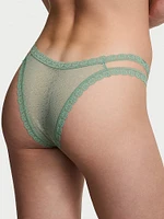 Sequin Posey Lace Brazilian Panty