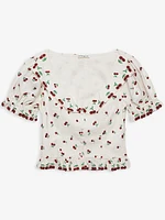 Beaded Cherries Top