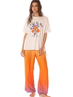 Shana Short-Sleeve Top & Pants Set