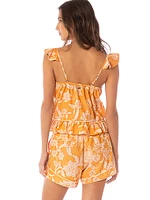 Serenity Sleeveless  Top & Shorts Set