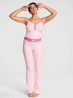 Lounge Ribbed Henley Cami & Pants Set