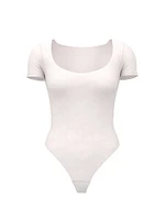 Bodywear by Victoria with FeatherSoft™ Innovation Square-Neck Bodysuit