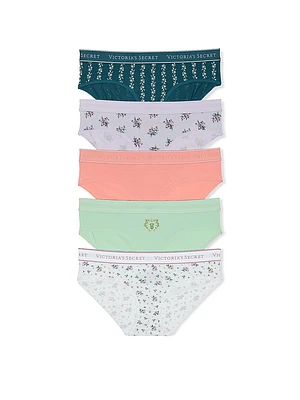 5-Pack Logo Cotton Hiphugger Panties