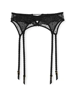 Lace Trim Garter Belt