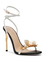 Sheila Floral Strappy Heel