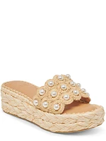 Caper Pearl Platform Sandal
