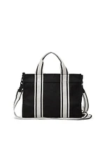 Mini Crossbody Canvas Tote Bag