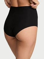 No-Show Cotton High-Waist Brief Panty