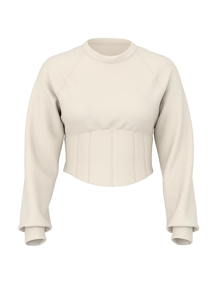 VSX Featherweight Knit Corset Crewneck
