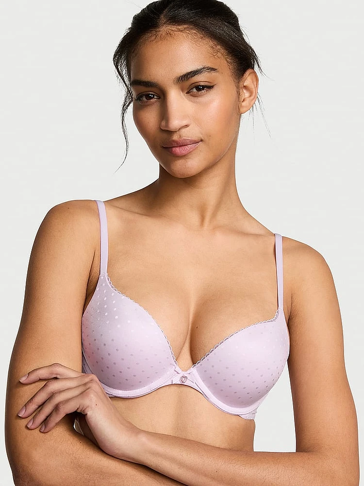 Lace-Trim Push-Up Bra