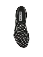 Mino-R Mesh Rhinestone Flats