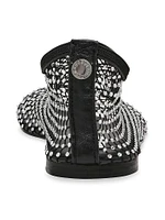 Mino-R Mesh Rhinestone Flats