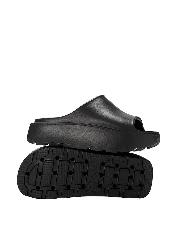 Platform Slide Sandals