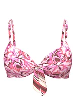 Boho Beach Twist Push-Up Bikini Top