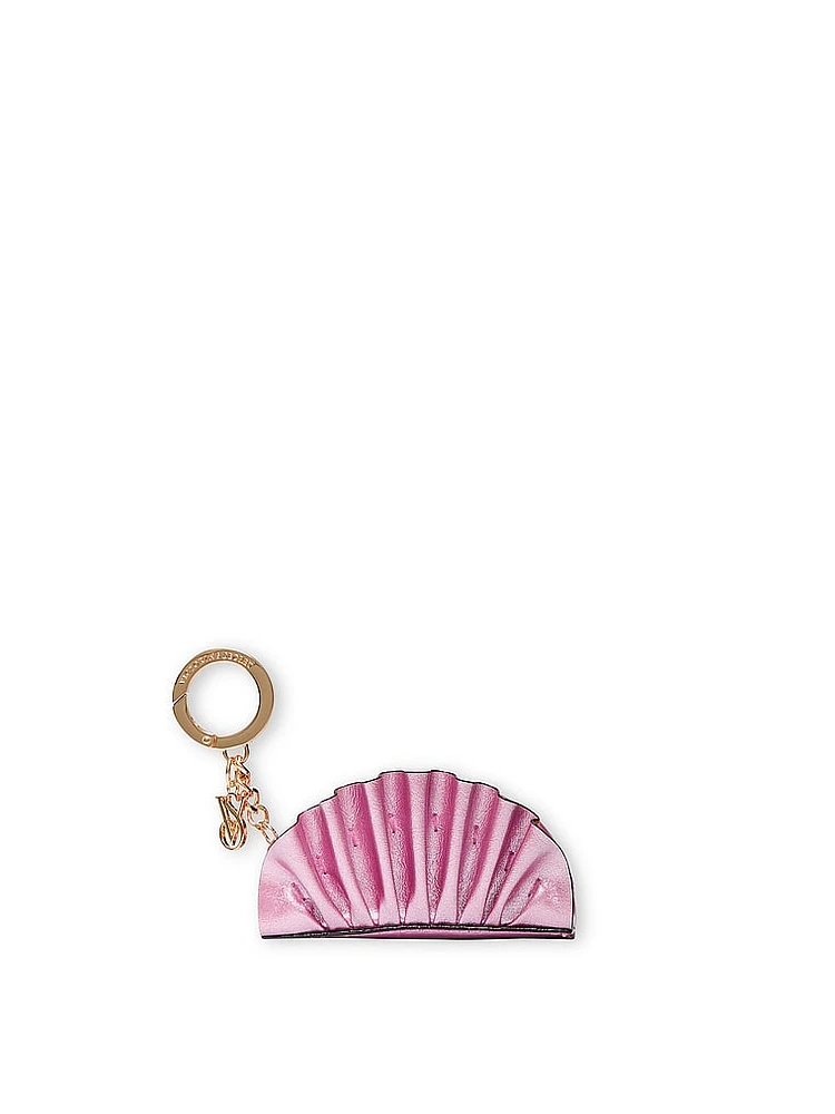 Gold Shell Coin Purse Keychain