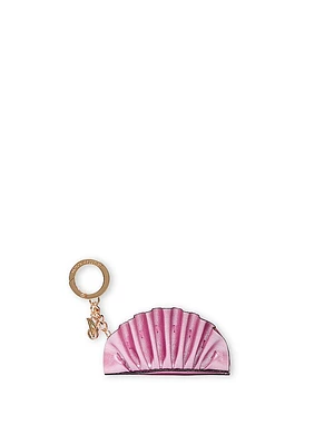 Gold Shell Coin Purse Keychain