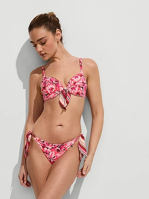 Boho Beach Twist Push-Up Bikini Top