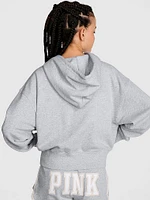 Ivy Terry Shrunken Full-Zip Hoodie