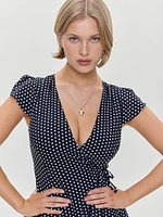 Lucy Wrap Mini Dress