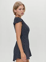 Lucy Wrap Mini Dress