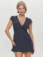 Lucy Wrap Mini Dress