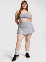 All-Day Cotton Foldover Skort
