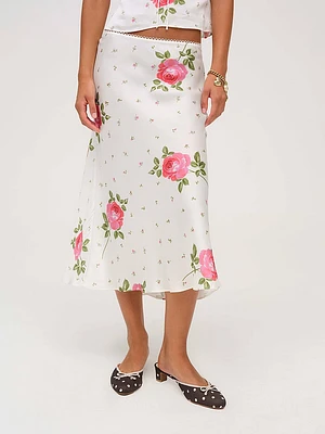 Rosebud Midi Skirt