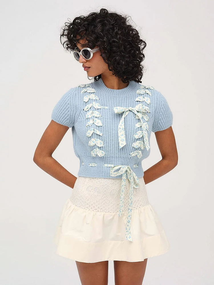 Rosie Ribbon Knit Top