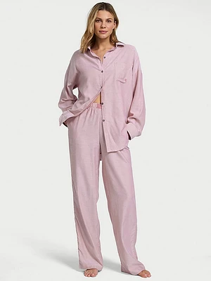 Modal-Cotton Long Pajama Set